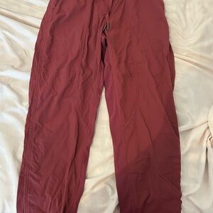 Women’s Burgundy lululemon Pants size 4 length 25